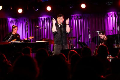 Thomas Sanders, Sarah Favinger, Claudio Raino  Photo