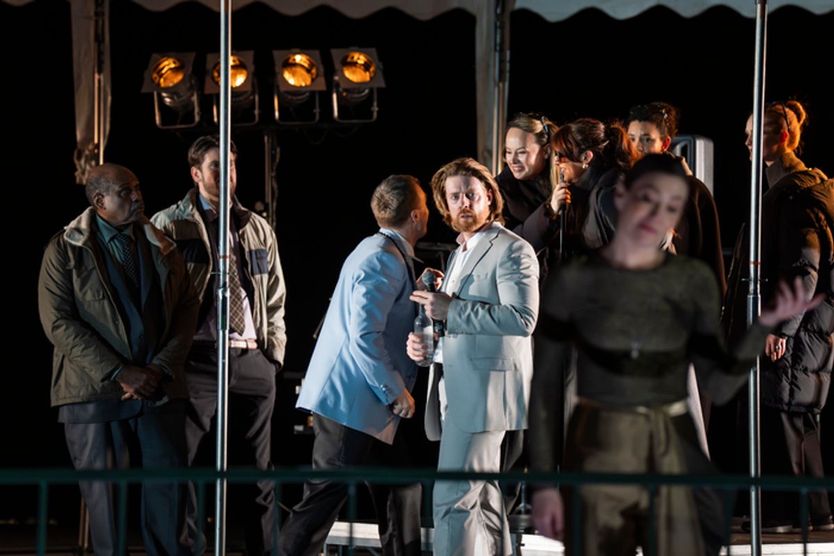 Mary, Queen of Scots production photos taken on 13th February 2025 at the ENO , London at 