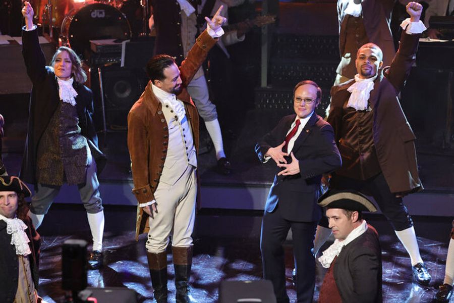 Photos: Lin-Manuel Miranda Makes a Triumphant Return as Alexander Hamilton in SNL50 Anniversary Special Image
