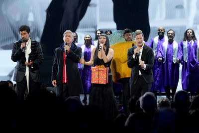 Bad Bunny, Chris Parnell, Lady Gaga, Andy Samberg  Photo