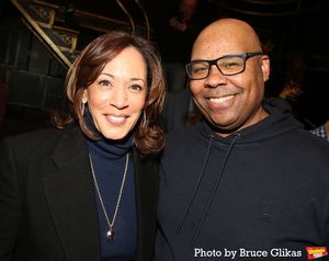 Kamala Harris and James Monroe Iglehart Photo