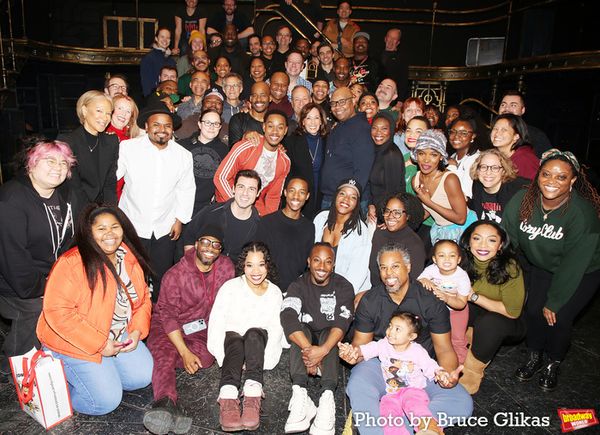 Kamala Harris and The Cast & Company of ‘A Wonderful World: The Louis Armstrong Mus Photo