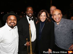 Kamala Harris and members of ‘A Wonderful World: The Louis Armstrong Musical’ @ BroadwayWorld Kamala Harris and members of ‘A Wonderful World: The Louis Armstrong Musical’ Photo