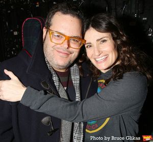 Josh Gad and Idina Menzel @ BroadwayWorld Josh Gad and Idina Menzel Photo