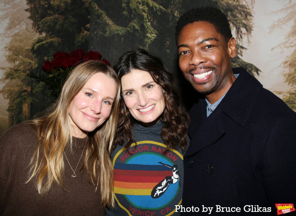 Kristen Bell, Idina Menzel and Michael Benjamin Washington  at 