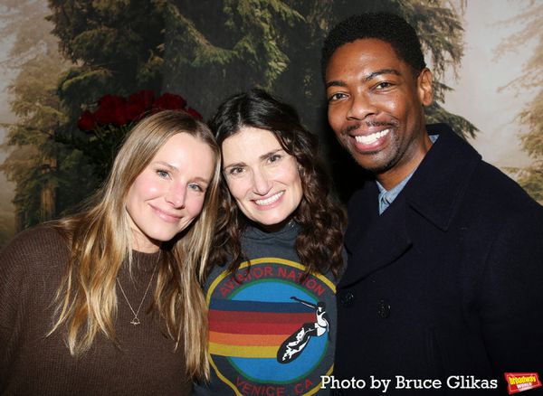 Kristen Bell, Idina Menzel and Michael Benjamin Washington  Photo