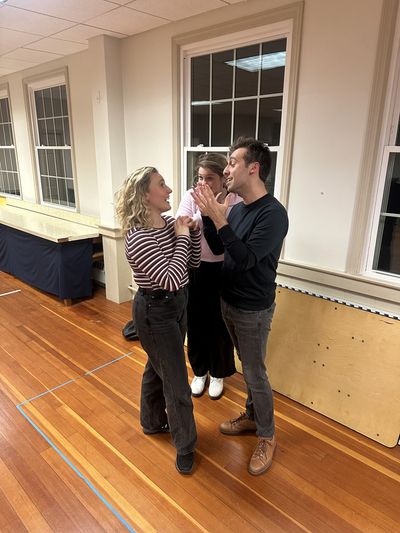 Sarah Warrick, Johanna Milani and Jacob Iglitzin Photo