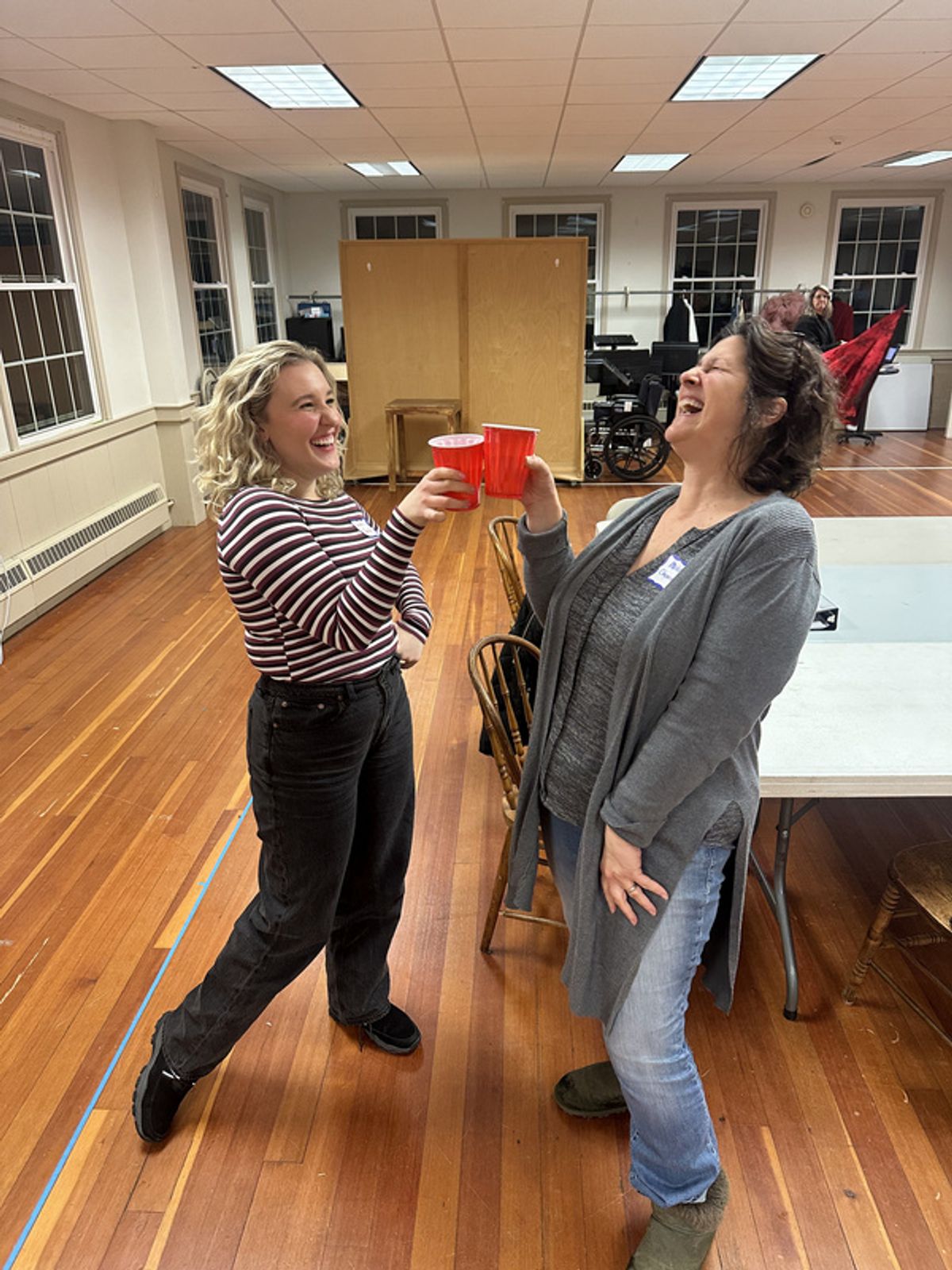 Sarah Warrick and Melissa McLean  at 