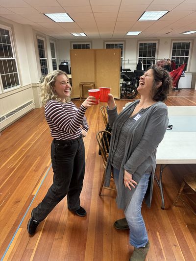 Sarah Warrick and Melissa McLean  Photo