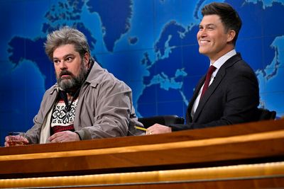 Bobby Moynihan and Anchor Colin Jost  Photo