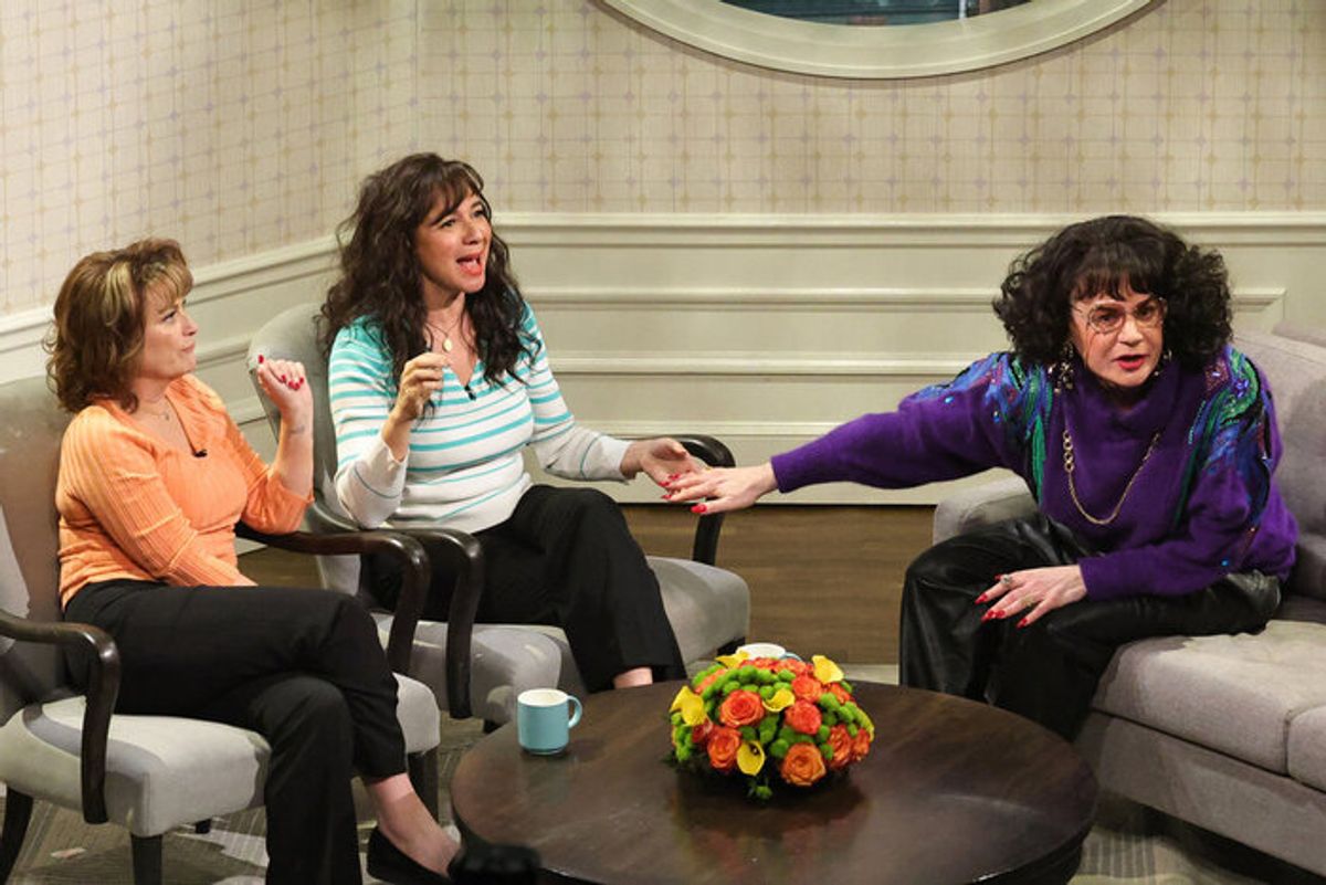 Amy Poehler, Maya Rudolph, and Mike Myers at 