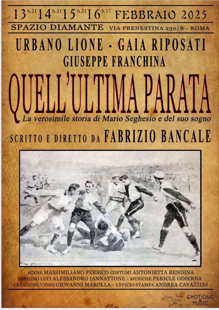 Review: QUELL'ULTIMA PARATA allo SPAZIO DIAMANTE Review: QUELL'ULTIMA PARATA allo SPAZIO DIAMANTE Image