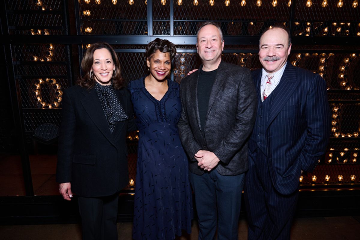 Kamala Harris, Audra McDonald, Doug Emhoff & Danny Burstein at 