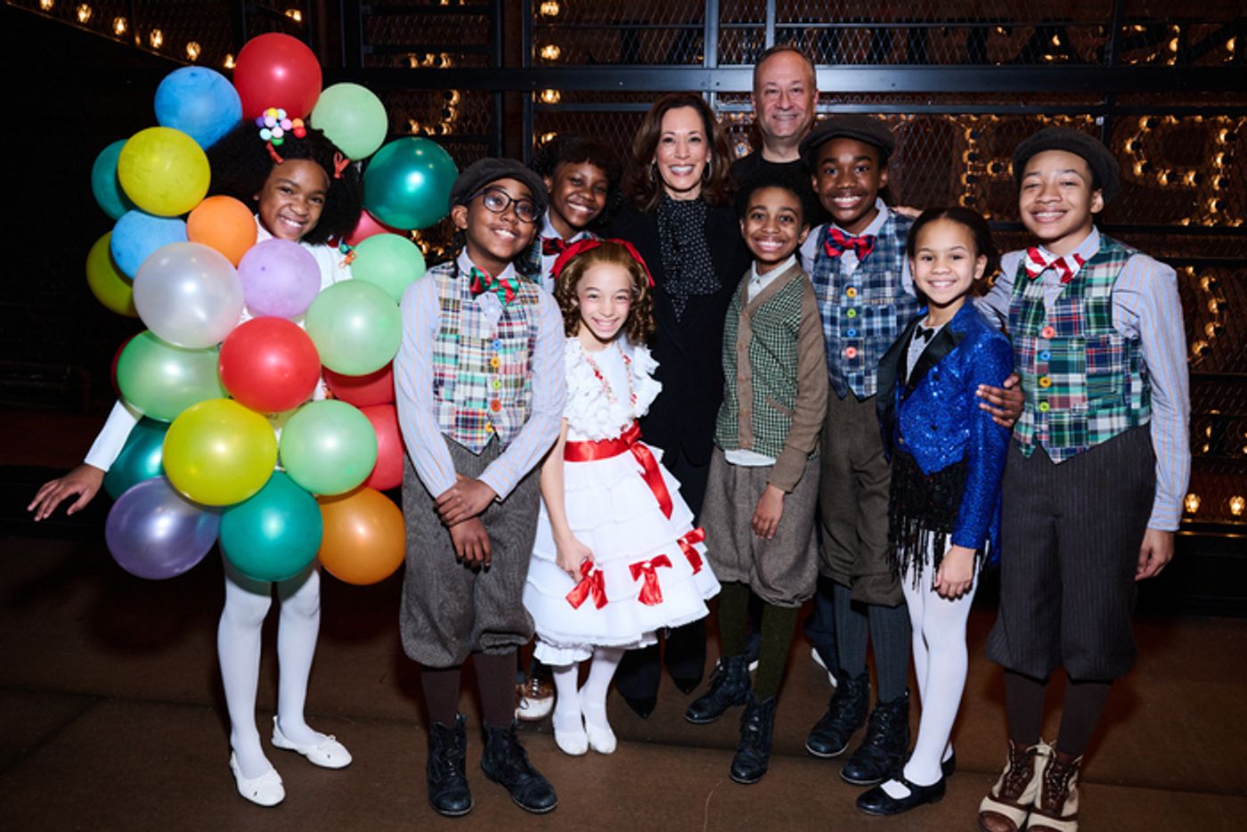 Photos: Kamala Harris Attends GYPSY and Poses with Audra McDonald and Company  Image