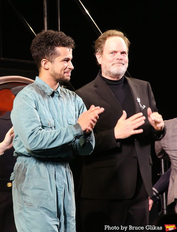 Jordan Fisher and Rainn Wilson Photo