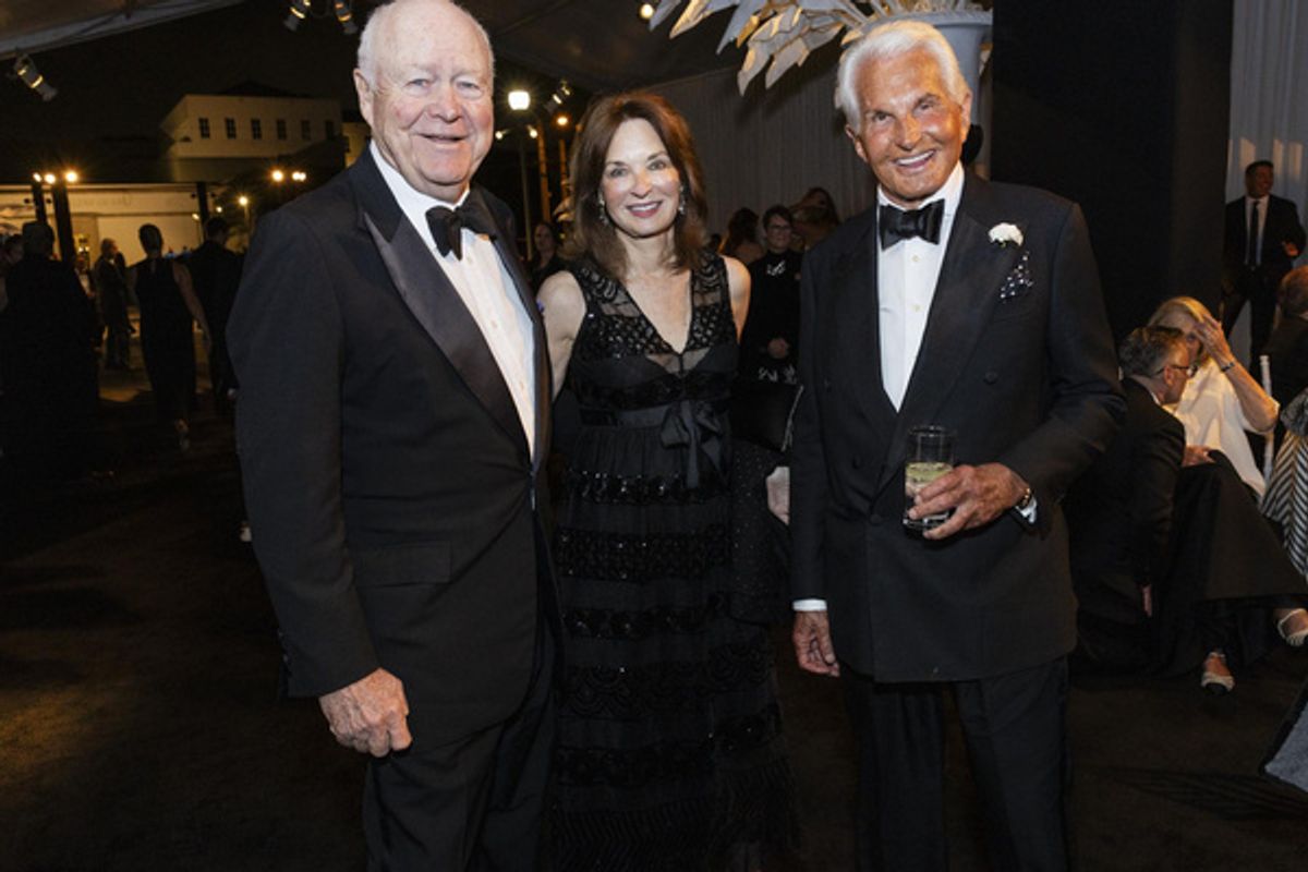 Jamie Niven, Katherine Bryan and George Hamilton at 