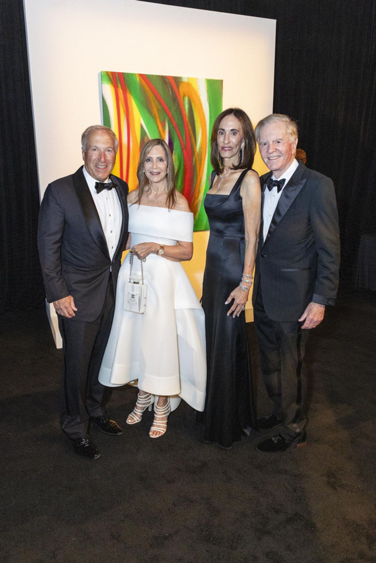 Mitchell Morgan, Hilarie Morgan, Diane Sculley and John Sculley at 