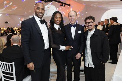 Rashid Johnson, Carla Taylor, Terry Taylor and Jose Alvarez Photo
