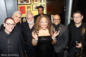 Natalie Douglas with Scott Cho, Saadi Zain, Tim Wendt, Mark Hartman, Stantawn Kendrick & Alvester C. Garnett @ BroadwayWorld Natalie Douglas with Scott Cho, Saadi Zain, Tim Wendt, Mark Hartman, Stantawn Kendric Photo