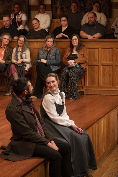Joe Mucciolo, and Summer England in LITTLE WOMEN. Photo by Alaina Shefelton Photo