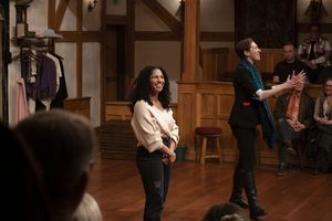 Director, Constance Swain, and Executive Director, Vanessa Morosco, at the opening of Photo