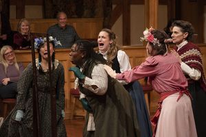 Charlene Hong White, Raven Lorraine, Summer England, u/s Larisa West, and Angela Iann Photo