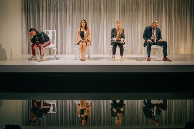 CRAVE: Christopher Morson, Alexandra Tavares, Marya Sea Kaminski, Lathrop Walker. Pho Photo