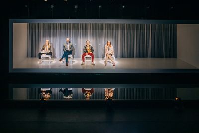 CRAVE: SET DESIGN by Jennifer Zeyl,  LIGHTING DESIGN by Jessica Trundy, COSTUME DESIG Photo