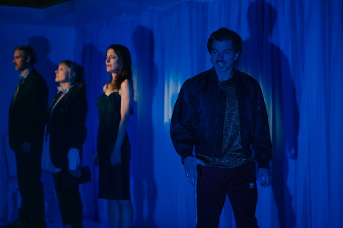 CRAVE: Lathrop Walker, Marya Sea Kaminski, Alexandra Tavares, Christopher Morson. Photo by Joe Moore at 