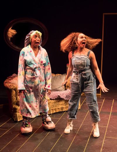 Jade (Jasmine Ashanti) and Eemani (Sarah Hollis)  Photo