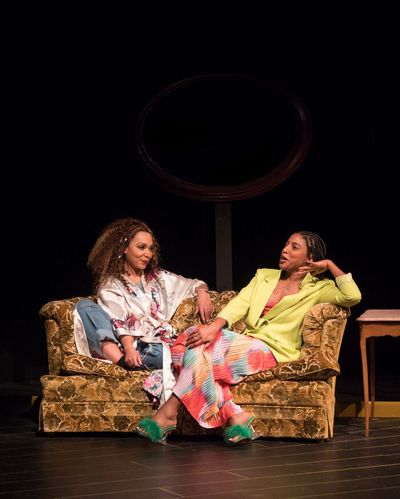 Eemani (Sarah Hollis) and Jade (Jasmine Ashanti)  Photo