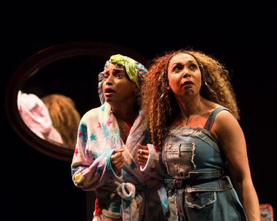 Jade (Jasmine Ashanti) and Eemani (Sarah Hollis)  Photo