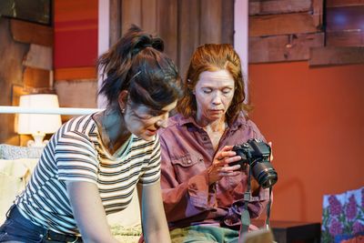 Erin Pineda and Virginia Newcomb  Photo by Julie Fowells Photo