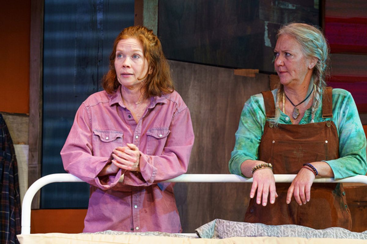 Virginia Newcomb and Carolyn Messina  Photo by Julie Fowells at 