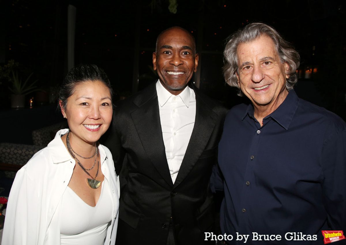 Linda Cho, Paul Tazewell and David Rockwell  at 