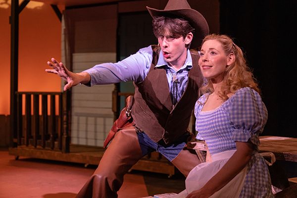 Rodgers and Hammerstein''s OKLAHOMA. The Milburn Stone Theatre at Cecil College - Pho Photo