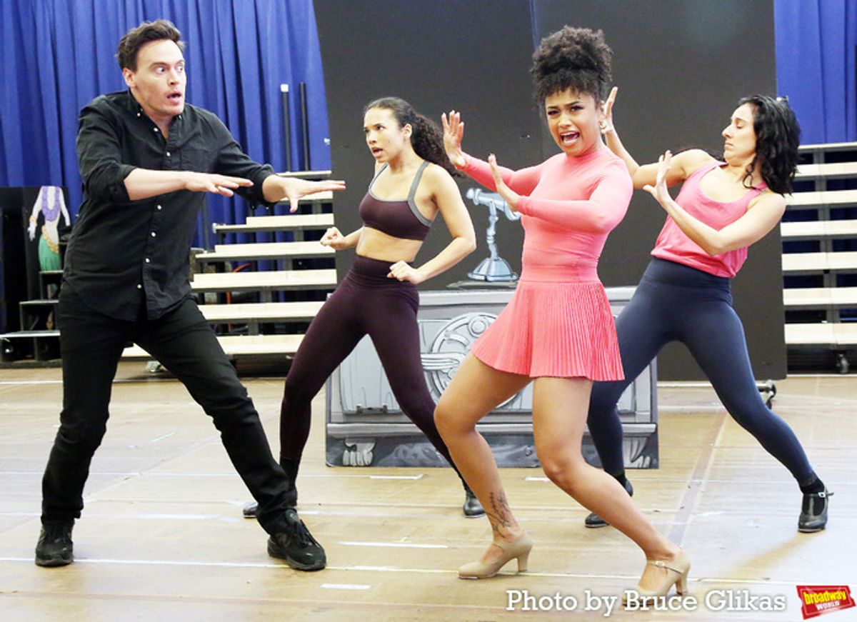 Erich Bergen, Jasmine Amy Rogers and The 'Boop: The Musical' Cast at 