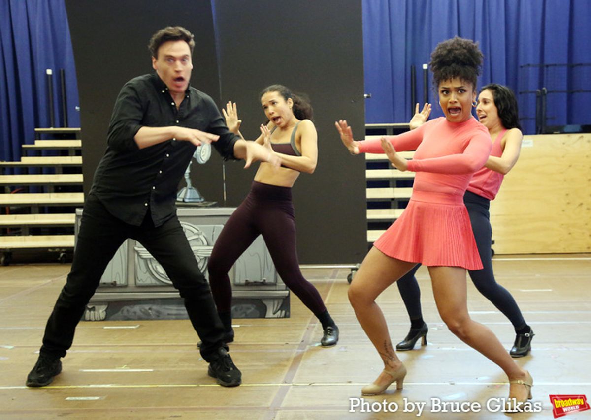 Erich Bergen, Jasmine Amy Rogers and The 'Boop: The Musical' Cast at 