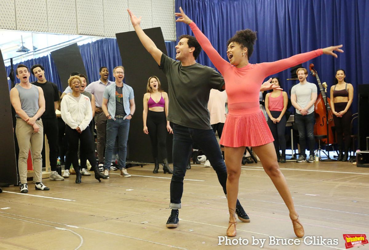 Ainsley Melham, Jasmine Amy Rogers and The 'Boop: The Musical' Cast at 