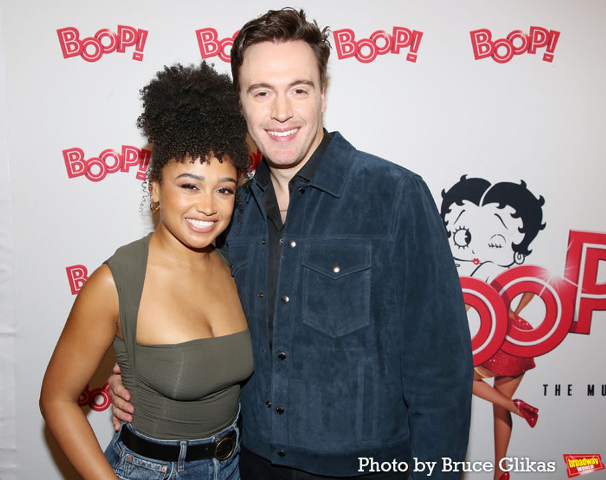 Jasmine Amy Rogers and Erich Bergen at 