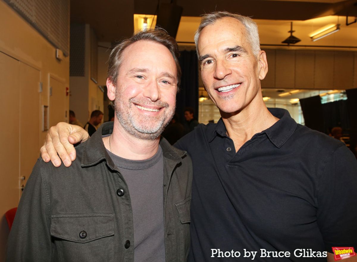 Associate Director DB Bonds and Director/Choreographer Jerry Mitchell at 