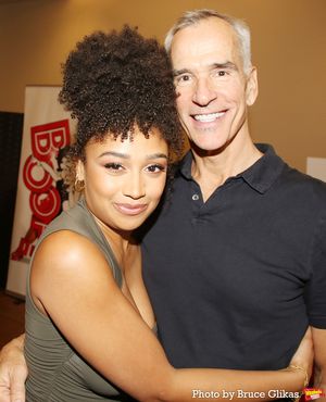 Jasmine Amy Rogers and Director/Choreographer Jerry Mitchell Photo