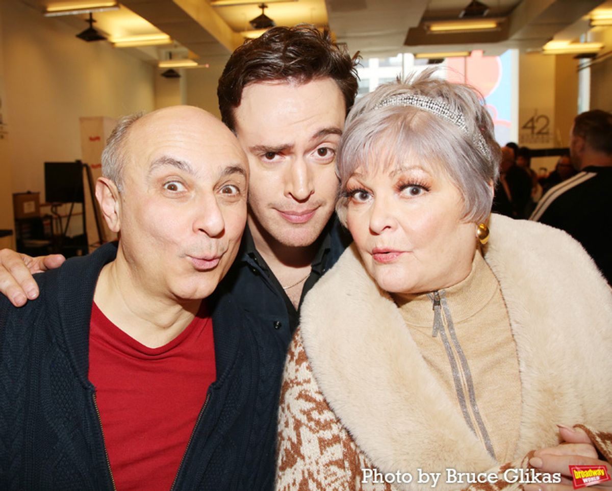 Stephen DeRosa, Erich Bergen and Faith Prince at 