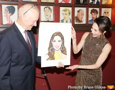 Sardi's Owner/General Manager Max Klimavicius and Bianca Marroquín Photo