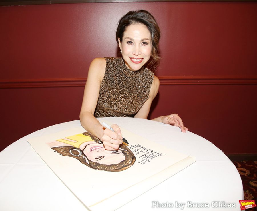Photos: CHICAGO's Bianca Marroquín Receives Sardi's Caricature Image