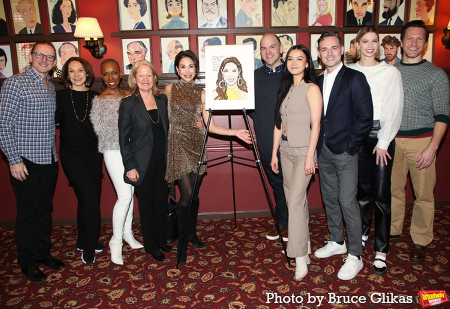 Photos: CHICAGO's Bianca Marroquín Receives Sardi's Caricature Image