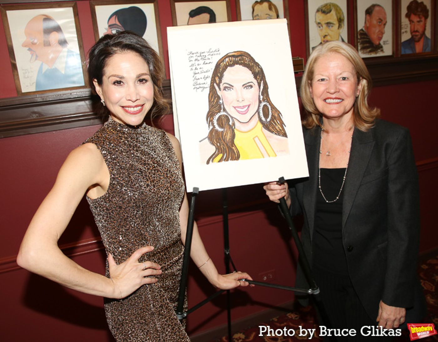 Photos: CHICAGO's Bianca Marroquín Receives Sardi's Caricature Photos: CHICAGO's Bianca Marroquín Receives Sardi's Caricature Image