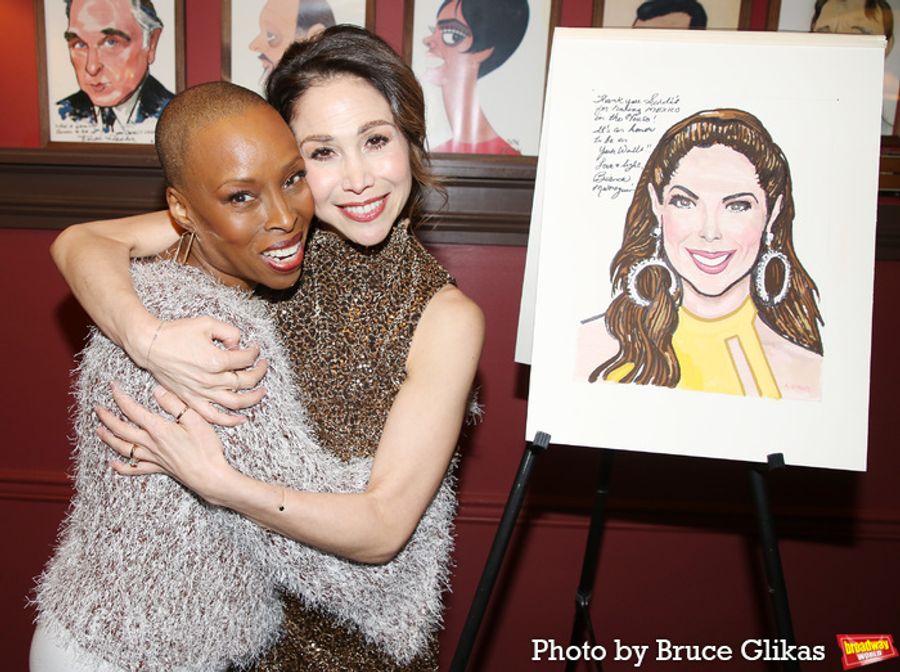 Photos: CHICAGO's Bianca Marroquín Receives Sardi's Caricature Image