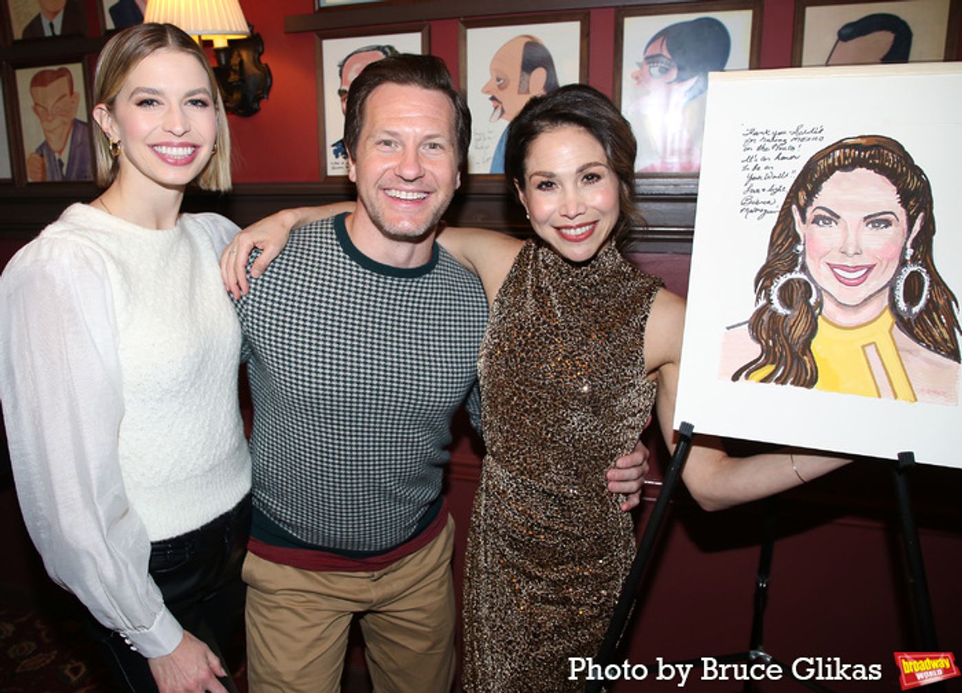 Photos: CHICAGO's Bianca Marroquín Receives Sardi's Caricature Photos: CHICAGO's Bianca Marroquín Receives Sardi's Caricature Image
