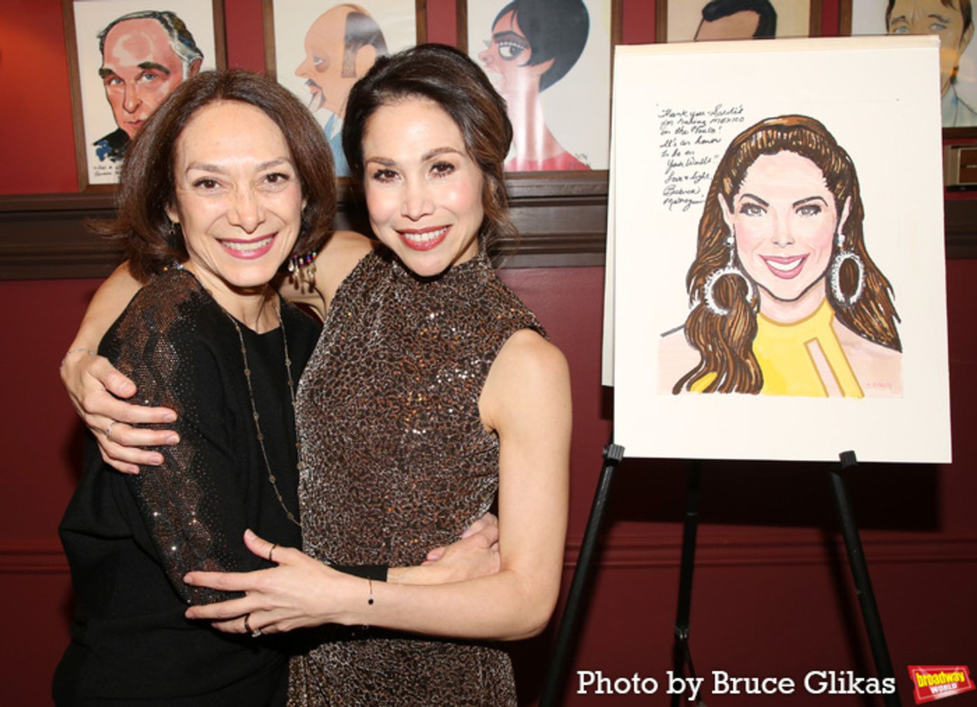 Photos: CHICAGO's Bianca Marroquín Receives Sardi's Caricature Photos: CHICAGO's Bianca Marroquín Receives Sardi's Caricature Image